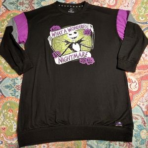 Disney Jack Skellington What a Wonderful Nightmare Sleepwear Tunic Top